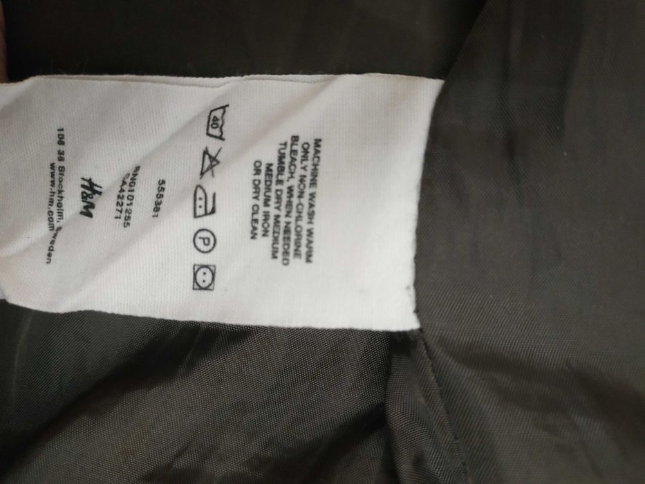 Куртка довга, пальто жіноче зима, осінь, демисезонне H&M, розмір 44-46