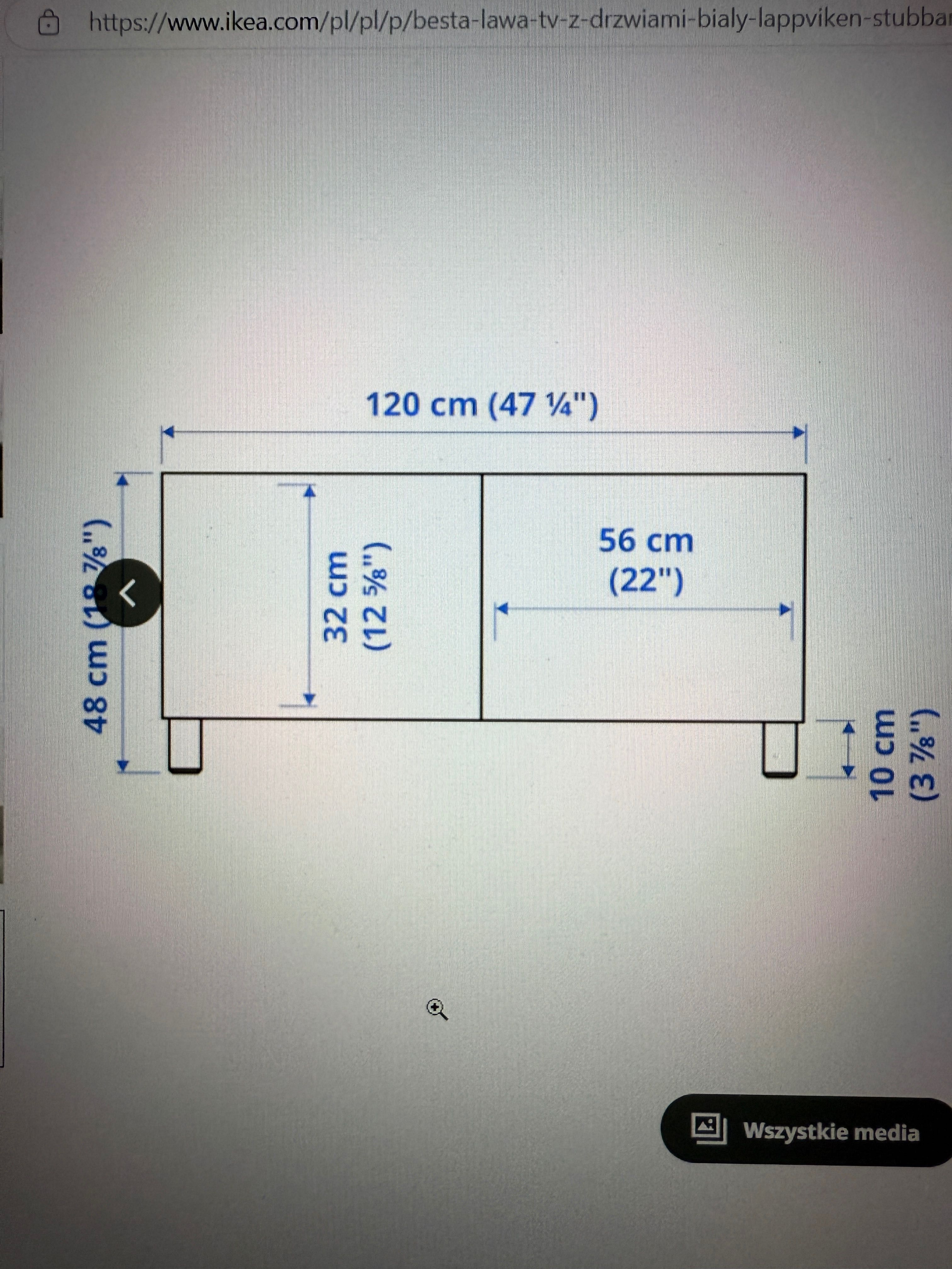 Szafka pod telewizor IKEA