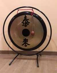 Gong duży 66cm ze statywem i pałką
