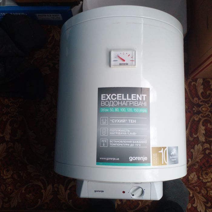 Бойлер Gorenje Excellent 50л (1.4кВт) НОВИЙ
