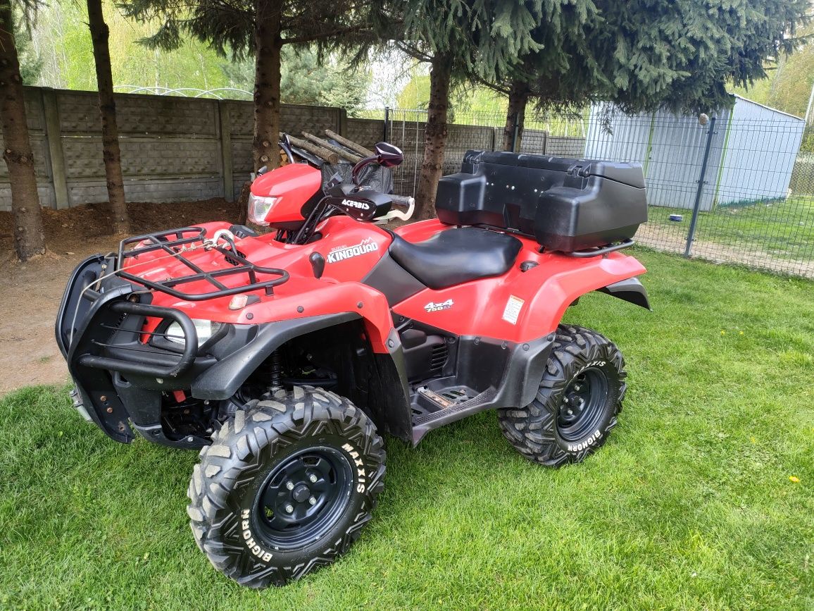 Suzuki Kingquad 750, 2012r homologacja 4x4 niski przebieg 6200 km!!!