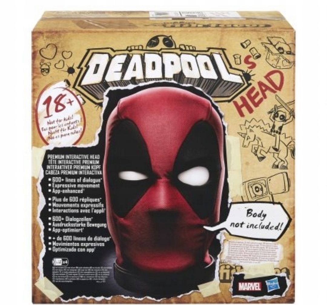 DEADPOOL INTERAKTYWNA głowa marvel hasbro E6981