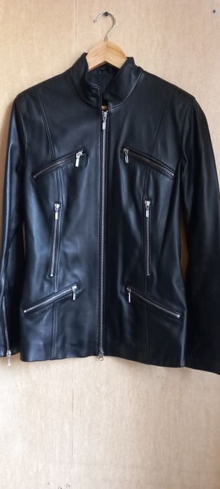 Новая кожаная куртка.Торг L Торг