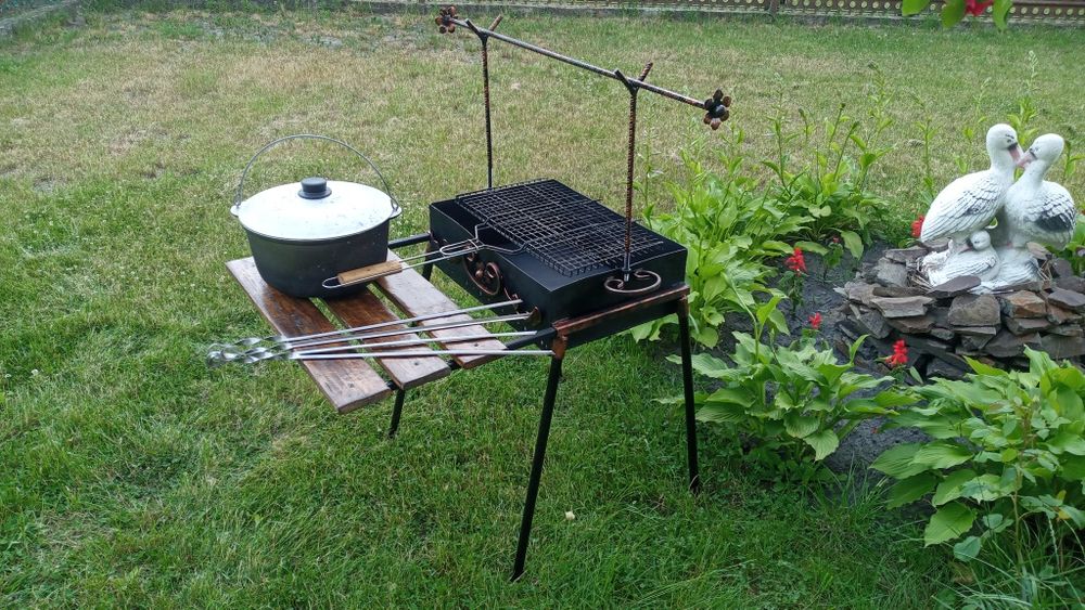 Мангал кований розбірний