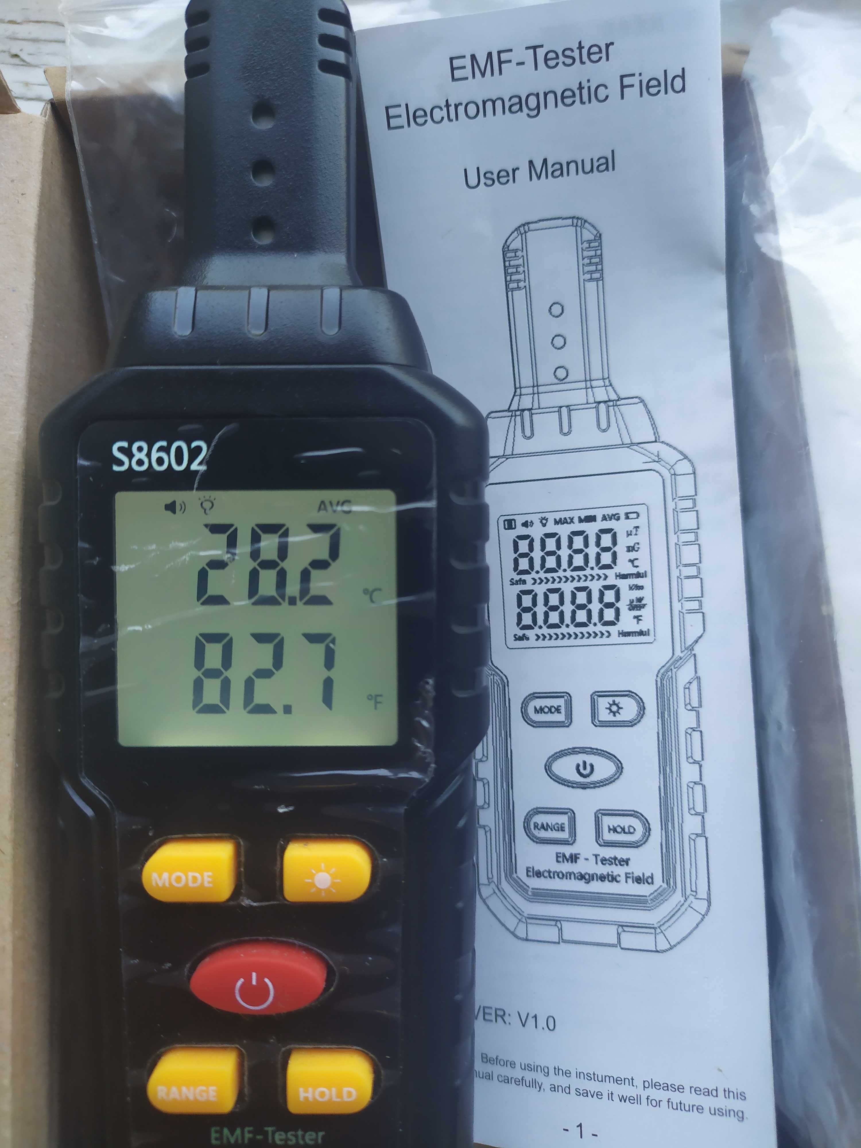 EMF-Tester v1.0 вимірювач електромагнітного поля