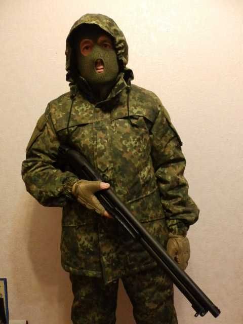 Военная форма. Зима, бушлат и штаны.Камуфляж.