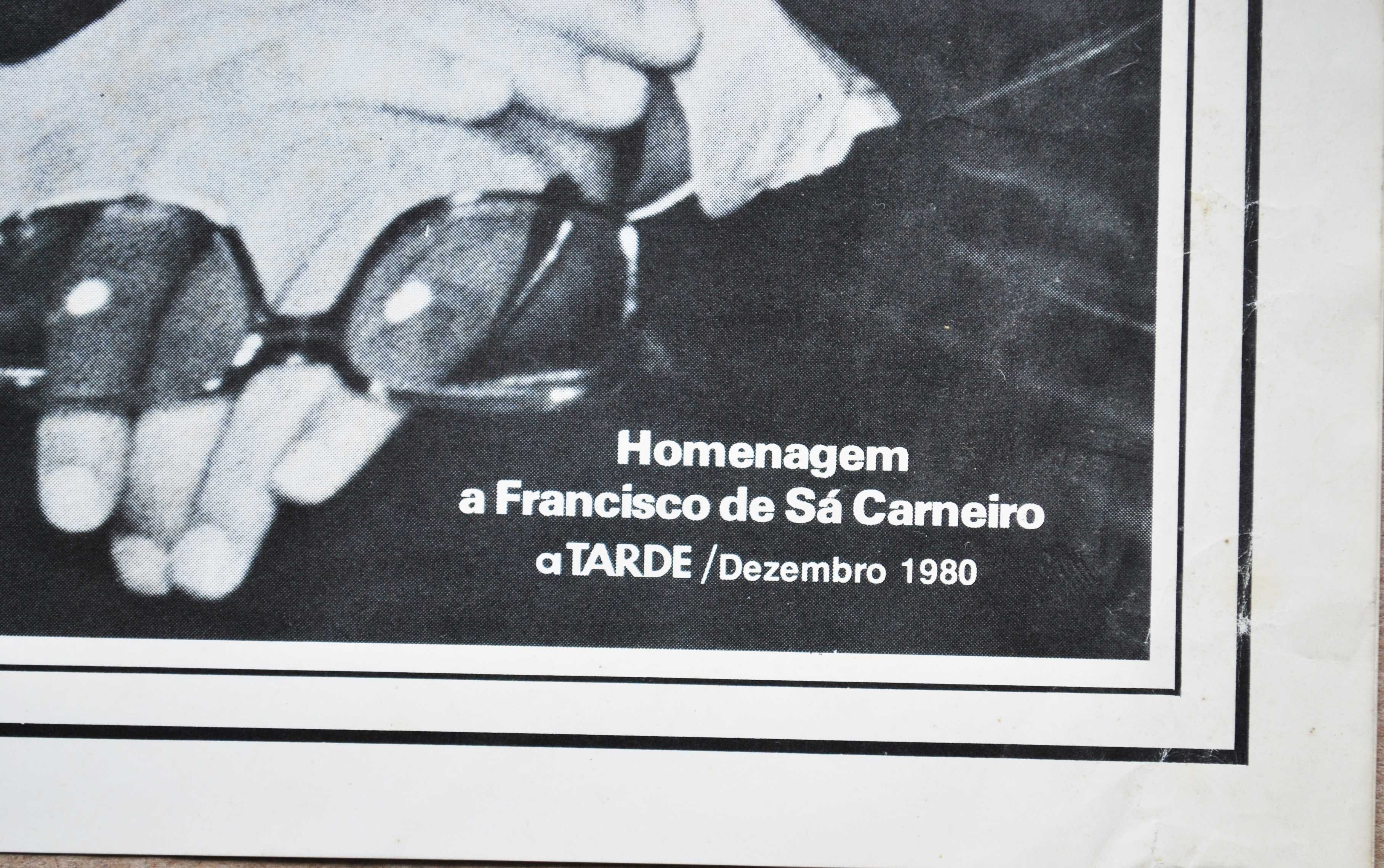 Fotografia de Sá Carneiro, oferta do jornal A Tarde, Dezembro de 1980