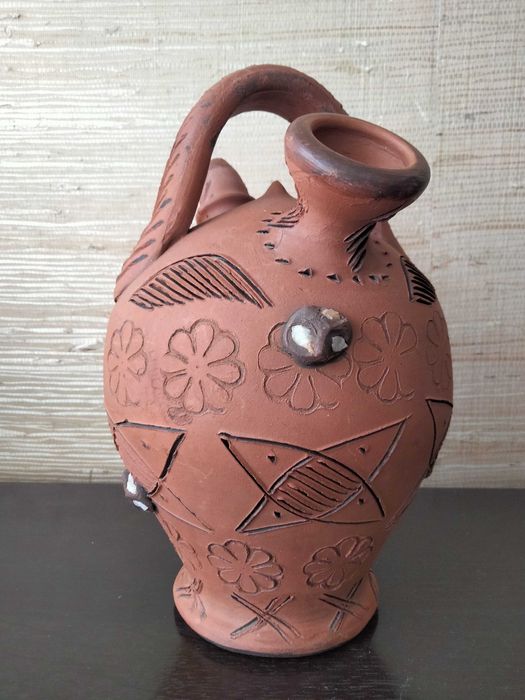 Bilha de barro  Olaria pedrada de Nisa