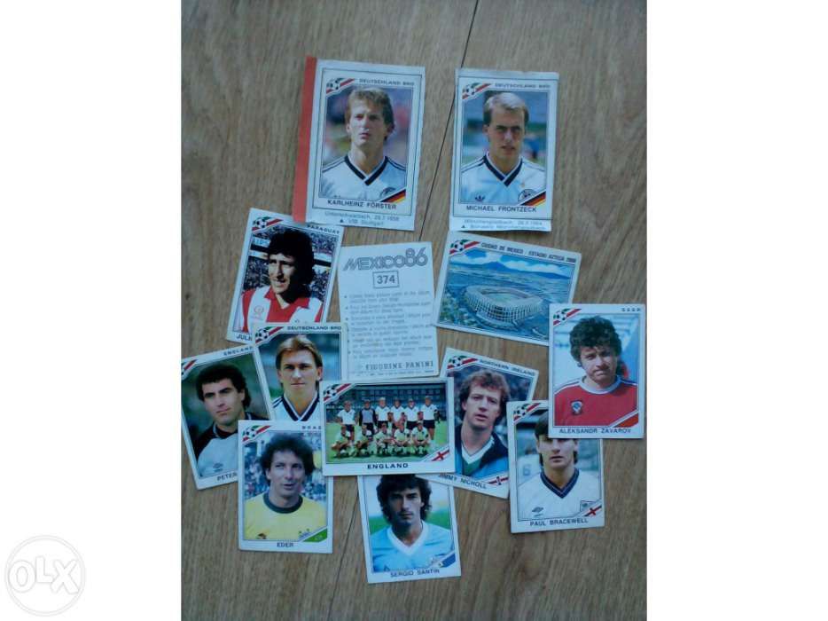 Cromos méxico 86