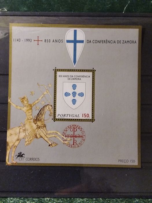 1993 Bloco 850 Anos Da Conferência De Zamora MNH **