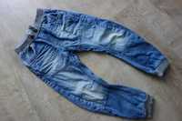 spodnie jeansy joggery r. 116