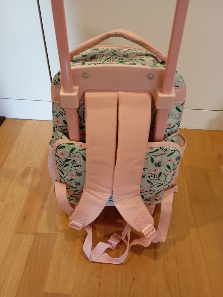 Mochila trólei com alças
