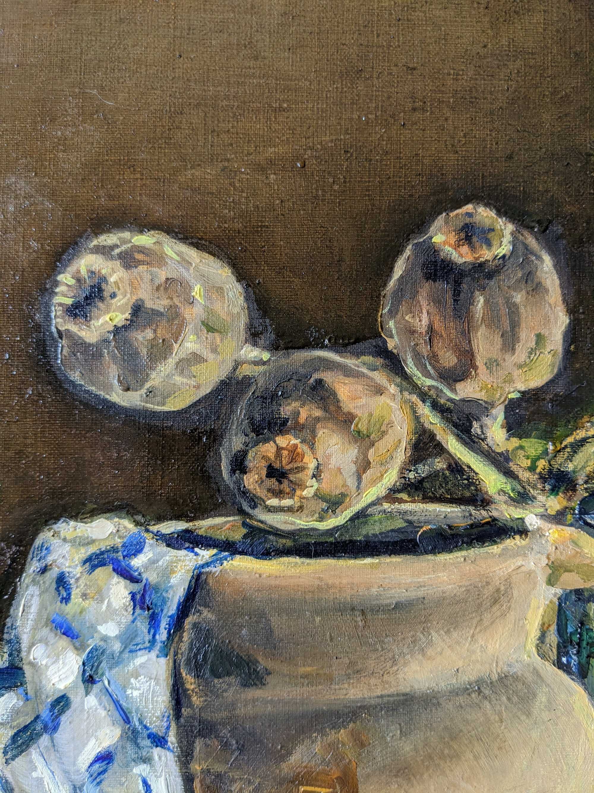 Натюрморт з лимоном, полотно, олія 50*60, картина