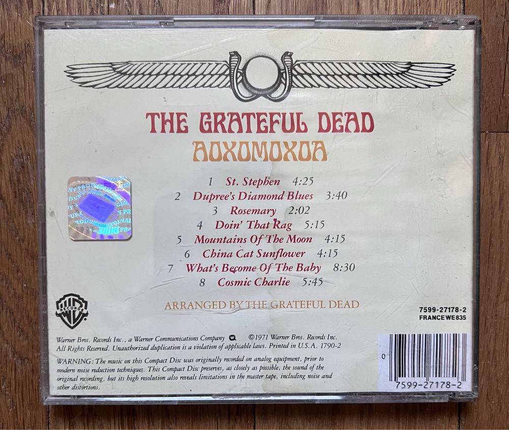 CD audio: The Grateful Dead ROXOMOXOR