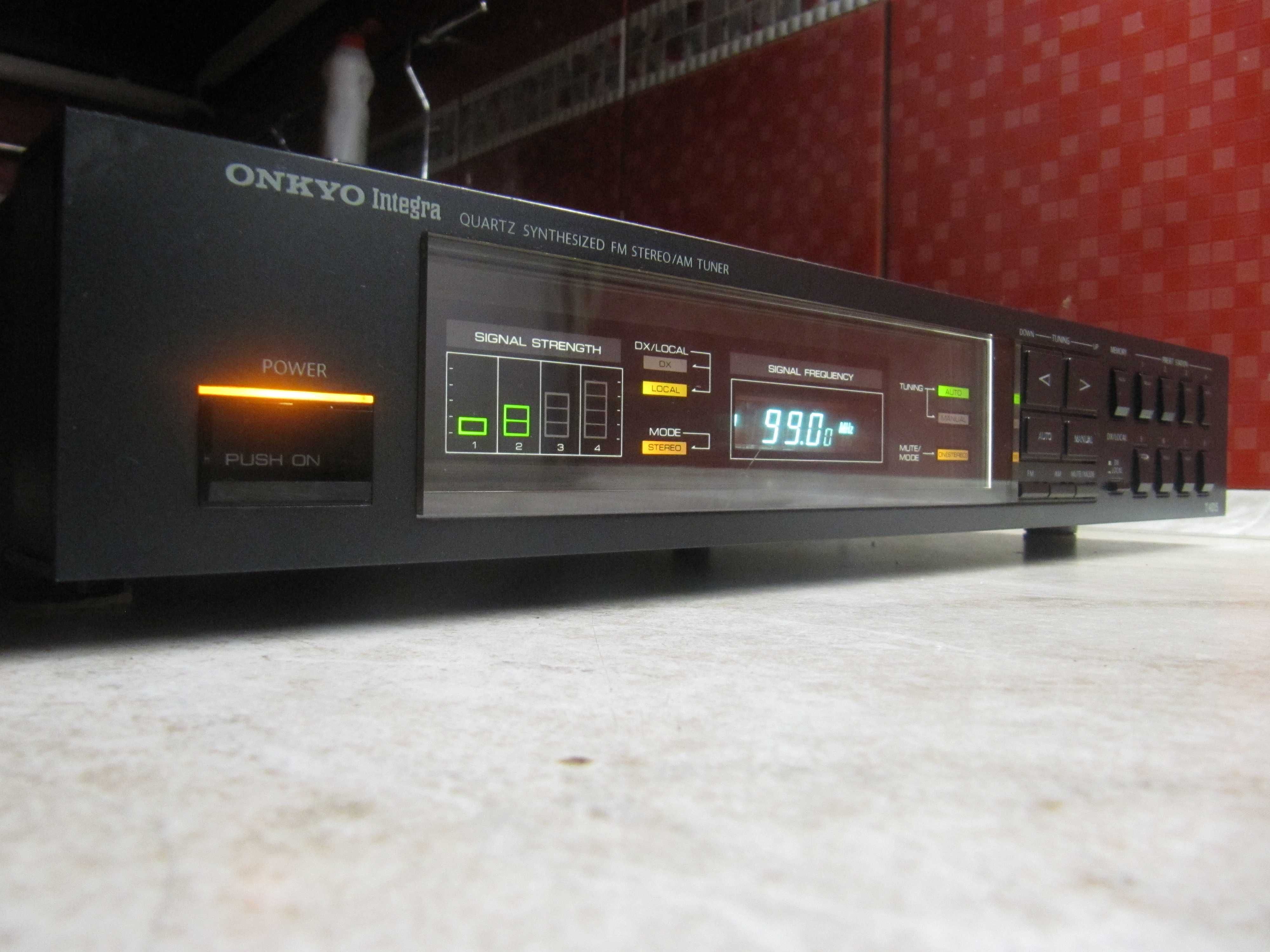 ONKYO T-4015 FM/AM Tuner на ПОЛЕВЫХ Транзисторах *SUPER Sound (Japan)