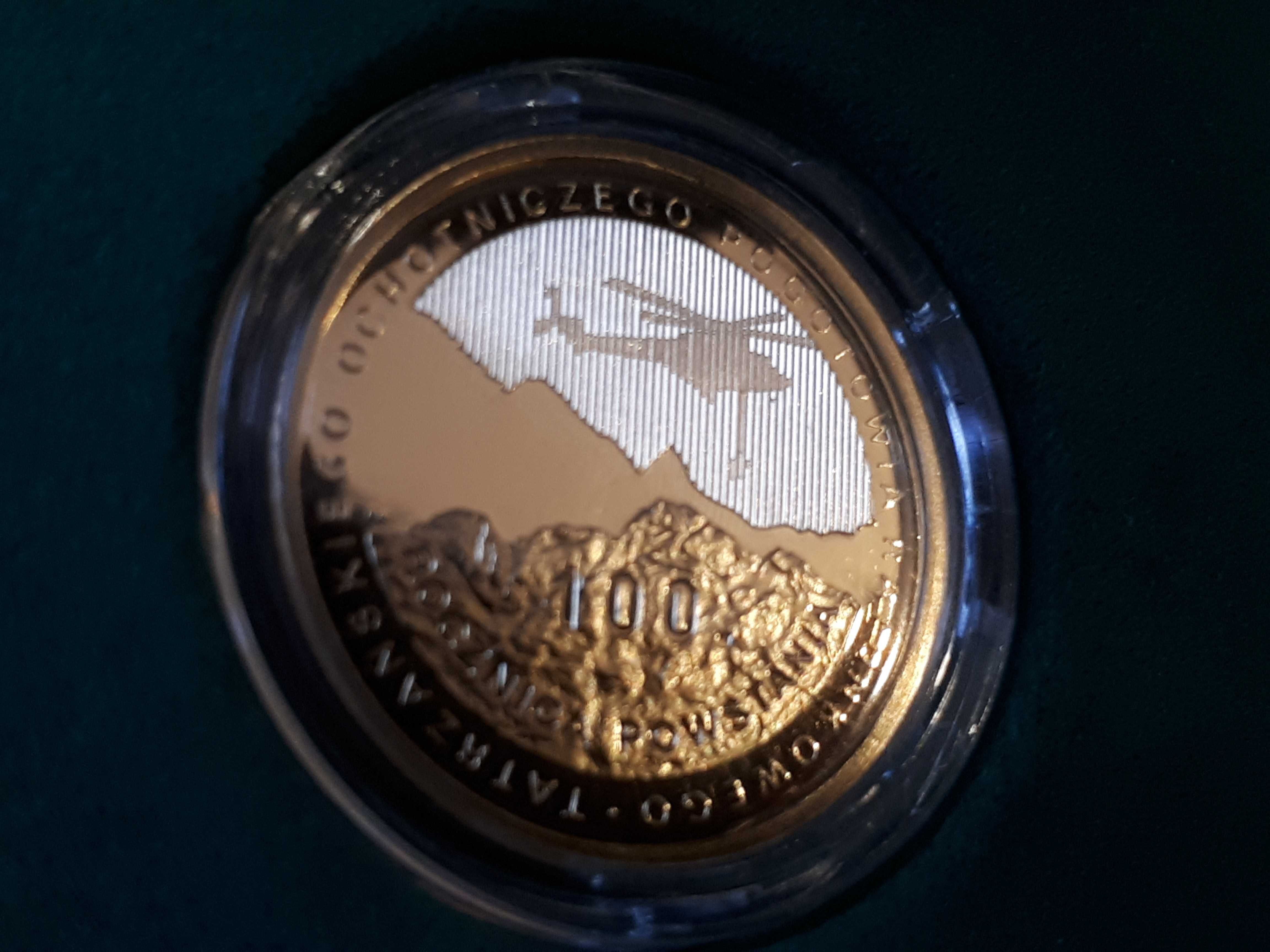 Złota moneta -100zł 2009r, 100 rocznica TOPR