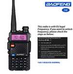 Рація Baofeng 5Вт UHF/VHF
