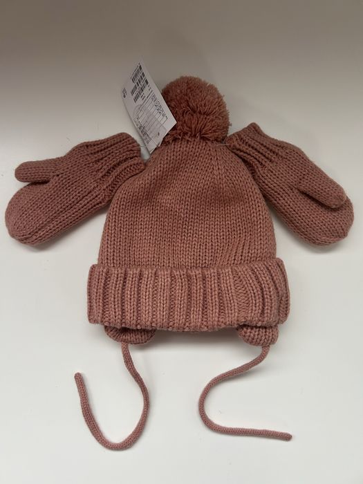 Дитяча шапочка+рукавички H&M