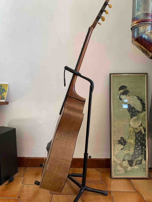 Guitarra acustica Gipsy jazz Di mauro anos 50 pequena boca