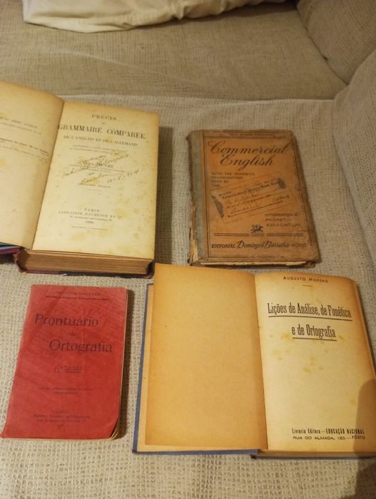 Livros antigos início século xx venda conjunta ou separadamente