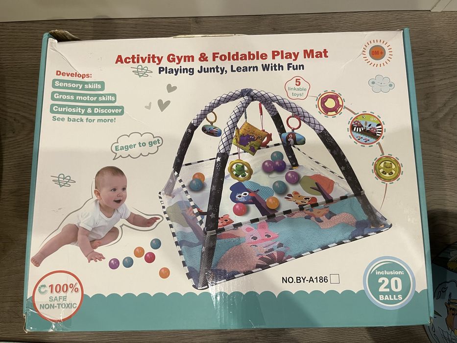 Розвиваючий термоковрик манеж