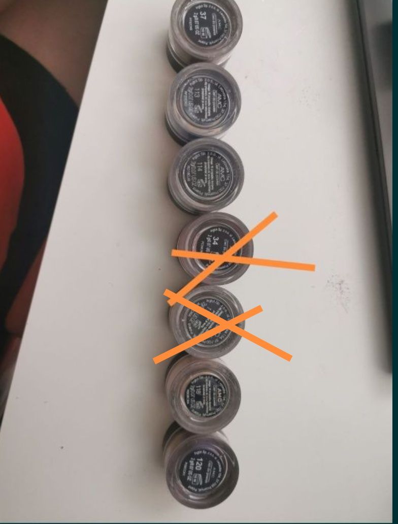 Pigmenty Inglot Amc 37, 113, 114, 120