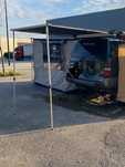 Toldo traseiro 1.4m largura x 2m aberto