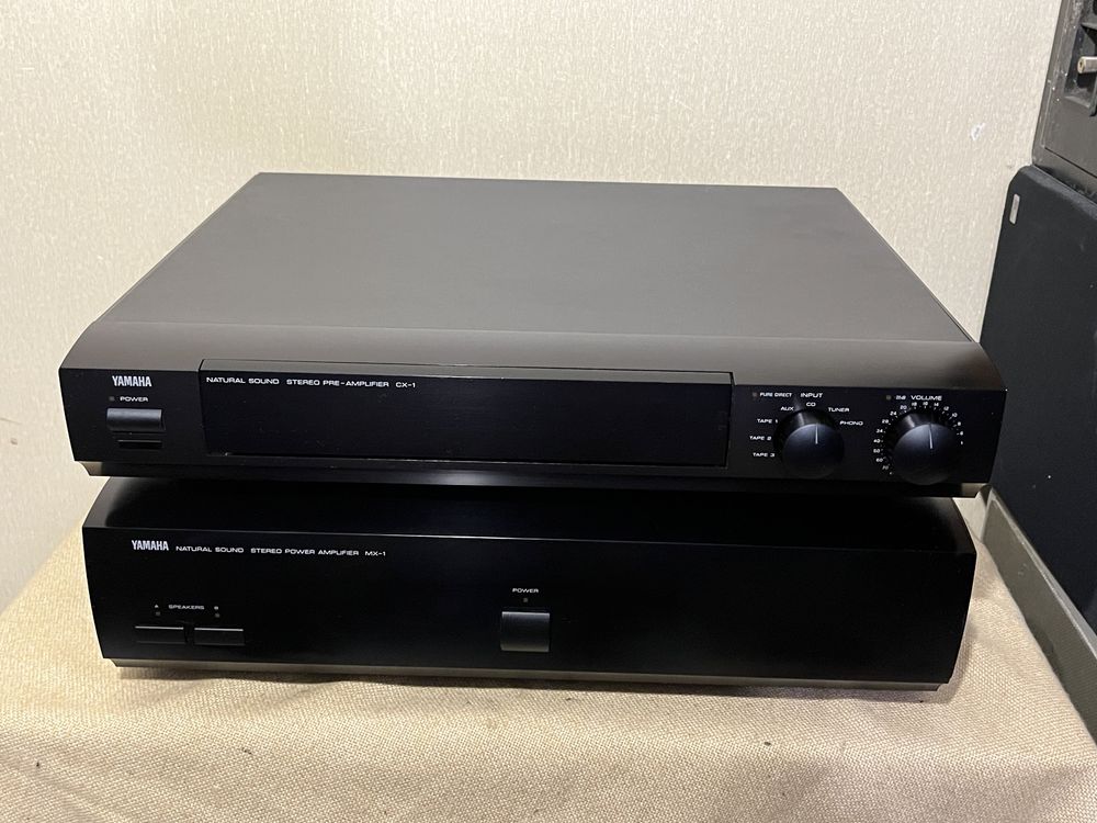 Топовый HI-END усилитель YAMAHA MX-1+CX-1 DUAL MONO (2х300Вт/33кг)