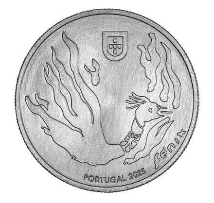 Moeda 5€ Fenix Heróis e Criaturas da Mitologia 2025 Comemorativa