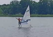 Windsurf komplet, Klepper S3, (maszt z łącznikiem, boom,żagiel,deska)