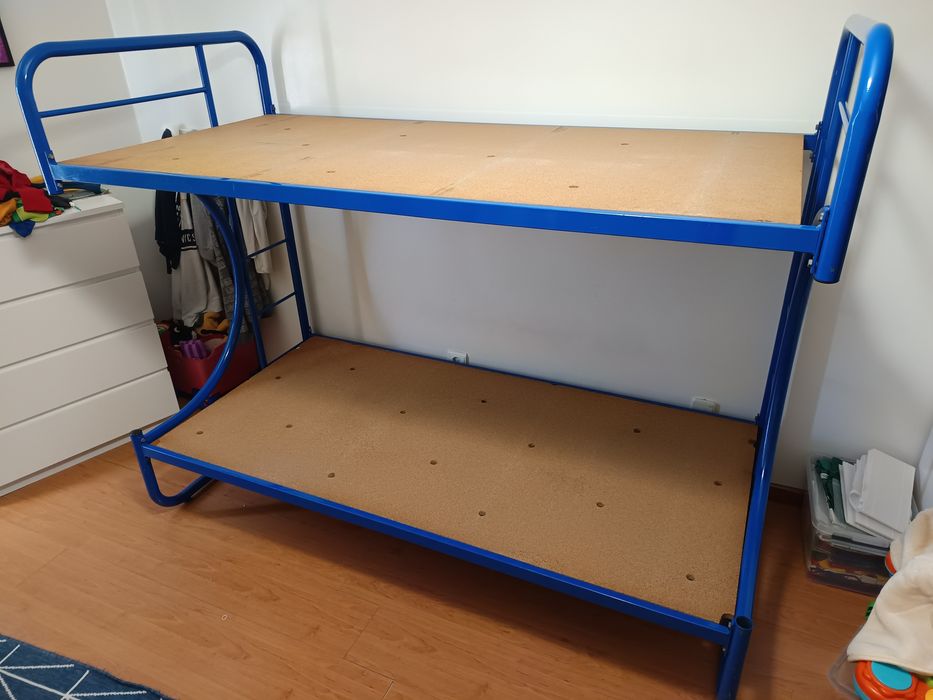 Beliche em metal azul