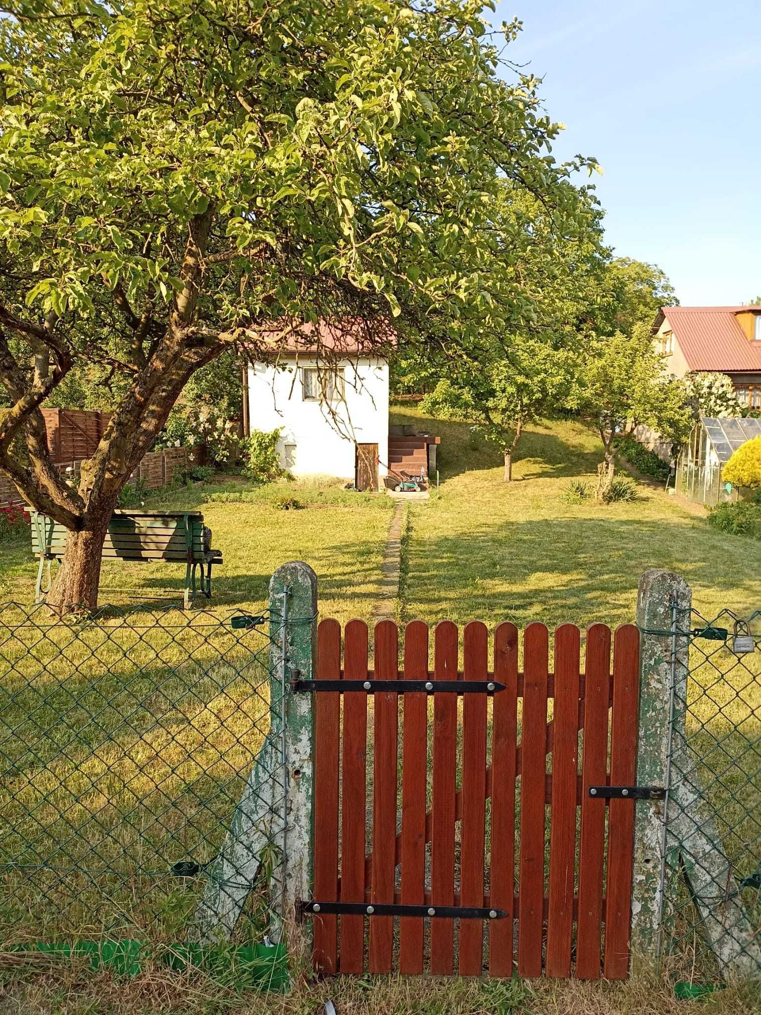 Działka ROD z murowanym domkiem - ul. Hoża