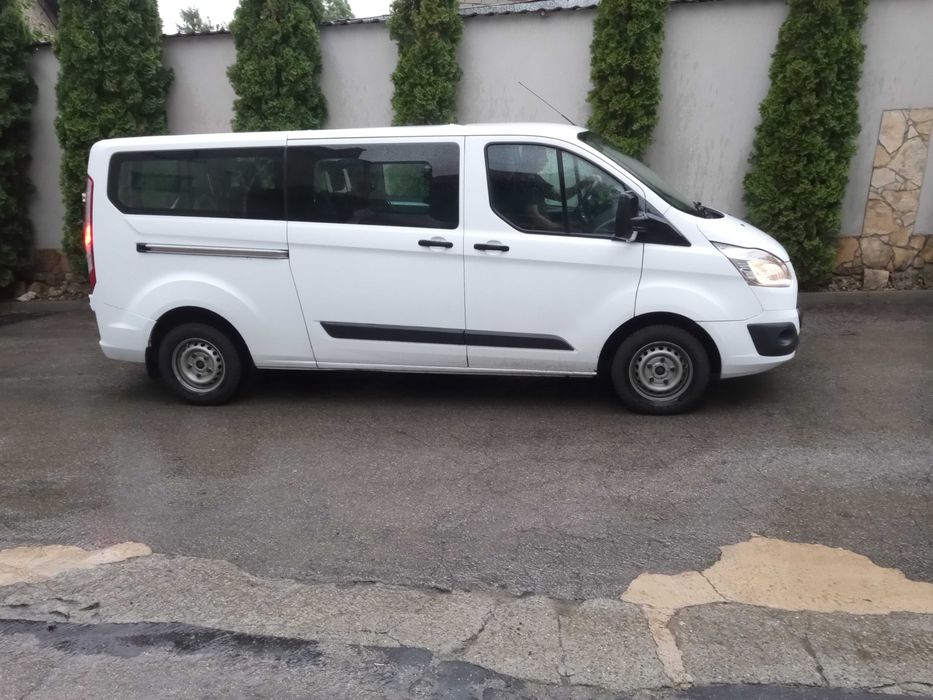 Ford Transit Custom, 9 osób, klima przód i tył, salon polska, VAT 23%