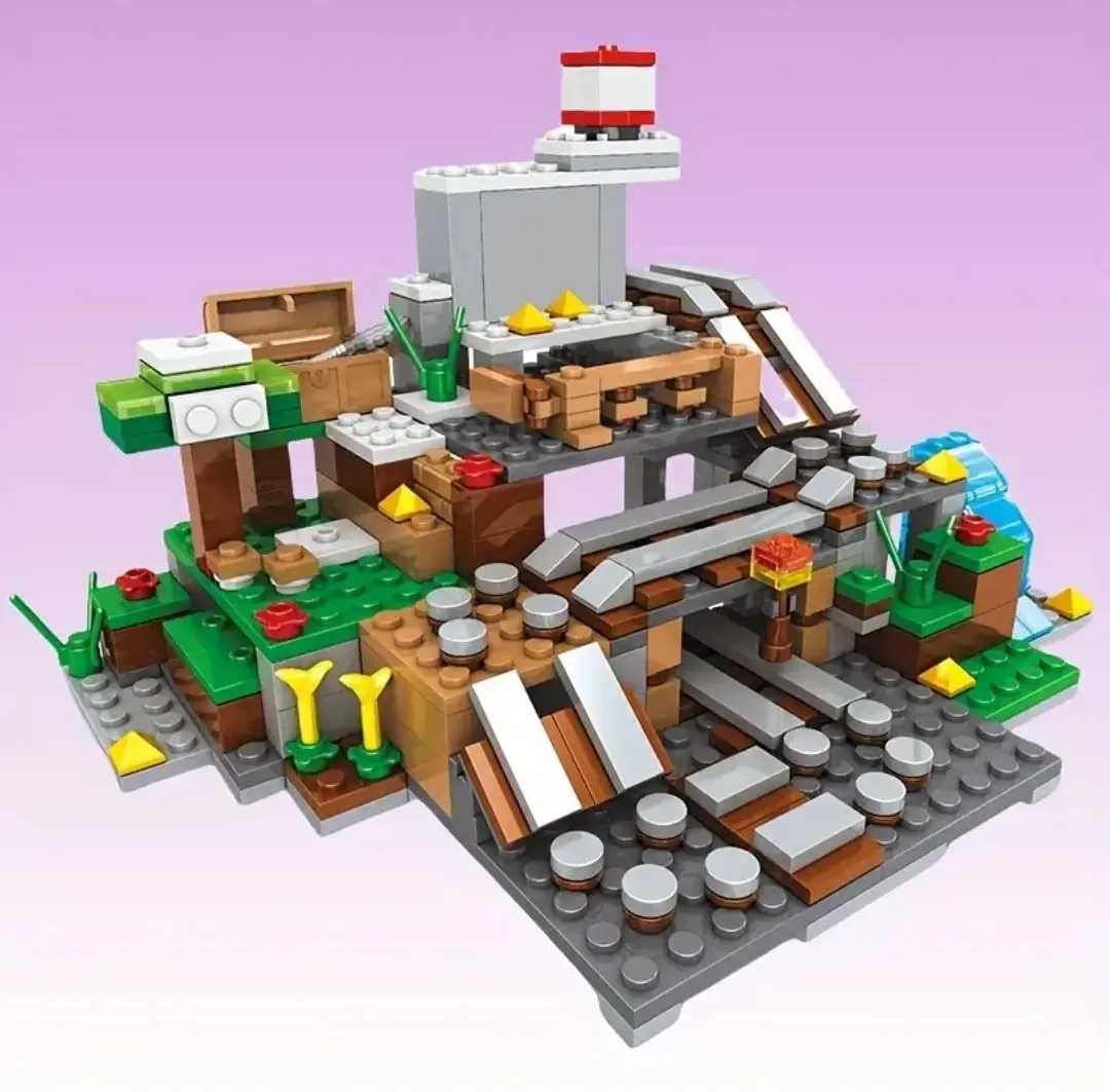 Конструктор Minecraft My World Гірська печера Шахта Майнкрафт лего