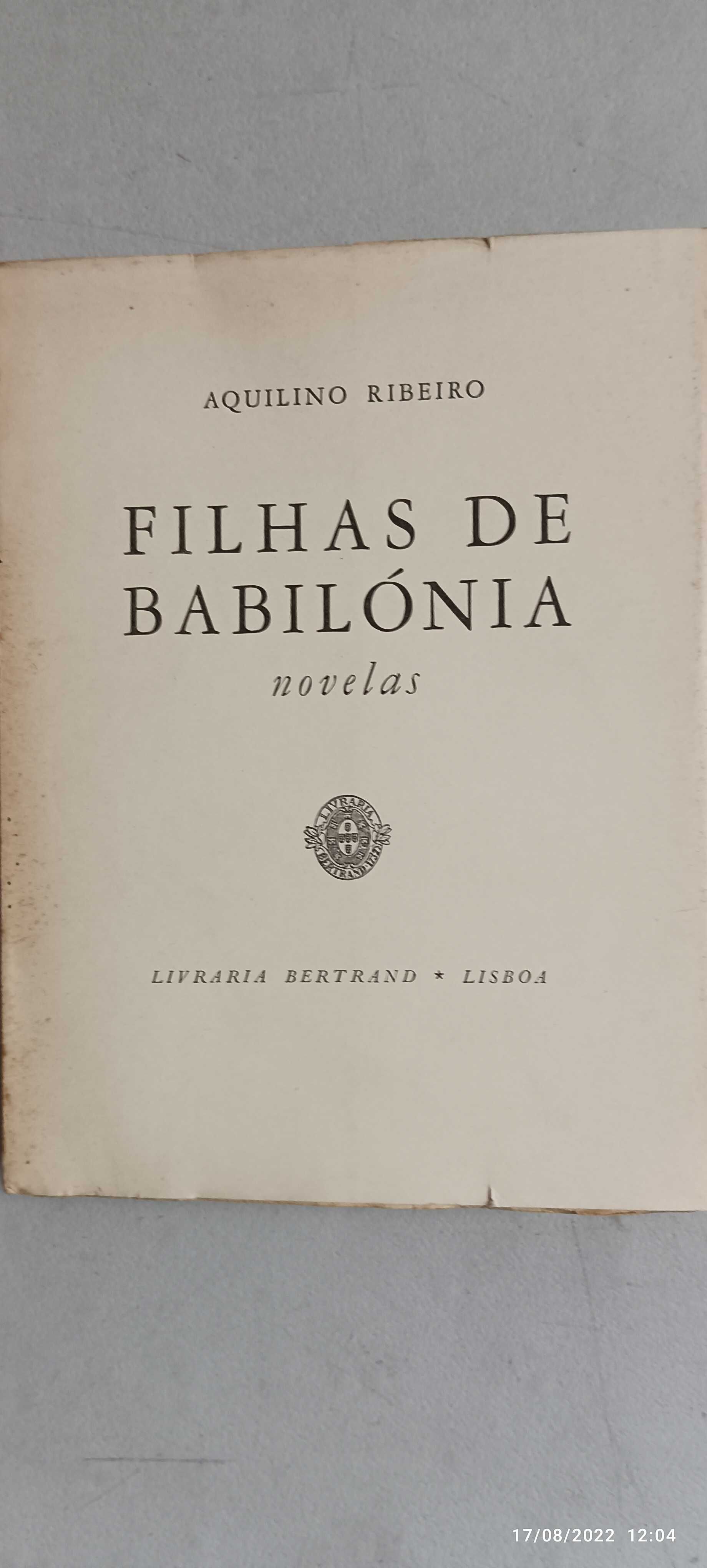 Livros - Ref CxC- Aquilino Ribeiro - Filhas de babilónia