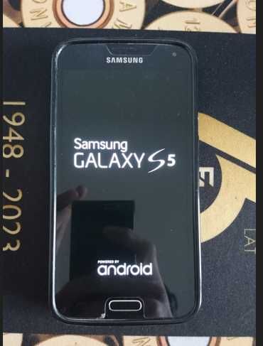 Smartfon, Telefon Samsung Galaxy S5 SM-G900F + szkło, etui, akcesoria