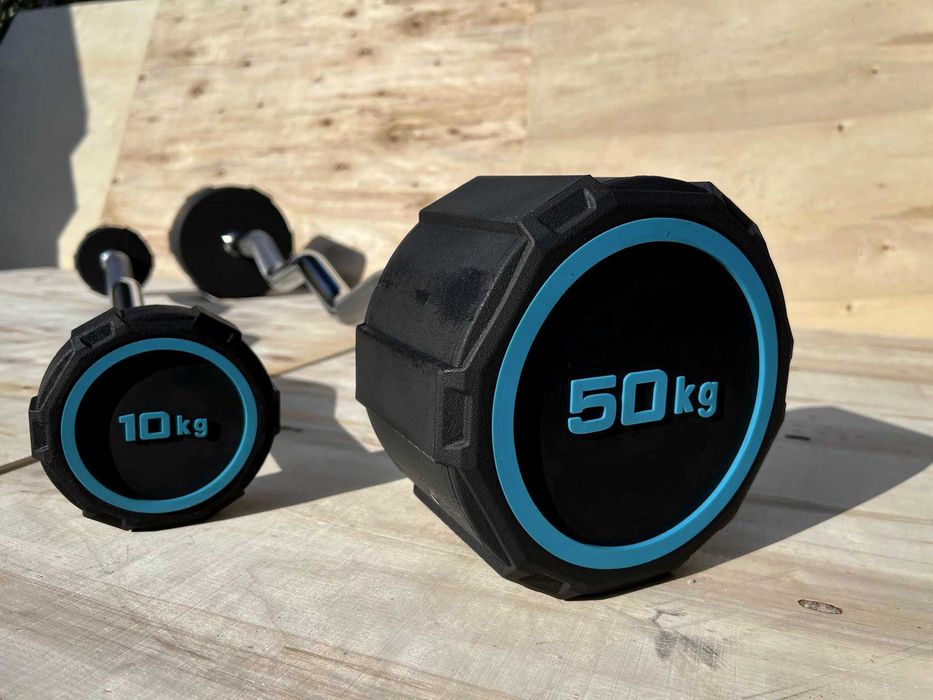 Zestaw 10 sztang stałych łamanych PEV