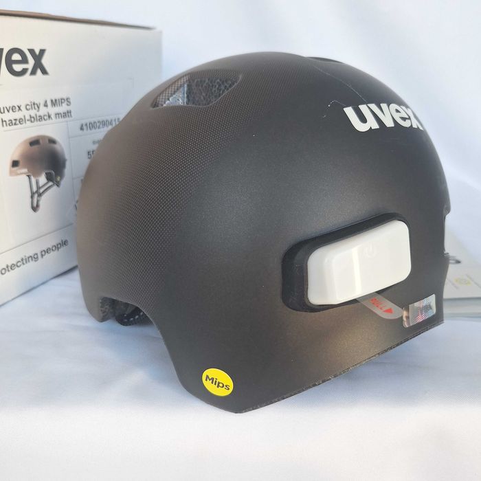 Kask rowerowy Uvex City 4 Mips Hazel Black Matt M 55-58cm