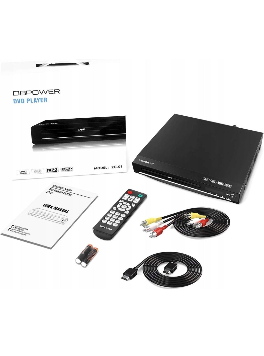 Odtwarzacz DVD DBPower ZC-01