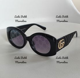 Okulary przeciwsłoneczne damskie GG czarne