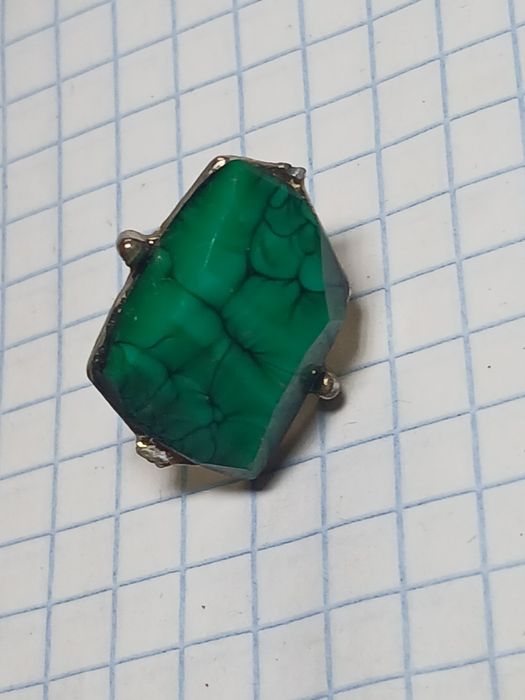 Украшение из камня Малахит подарочное