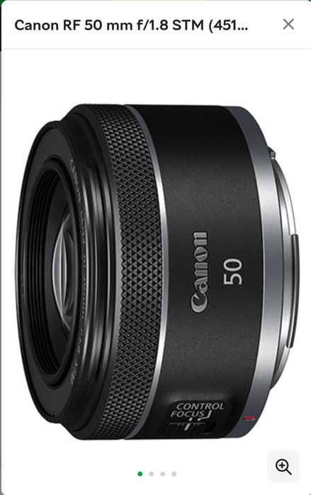 Canon RF 50 mm f/1.8 STM