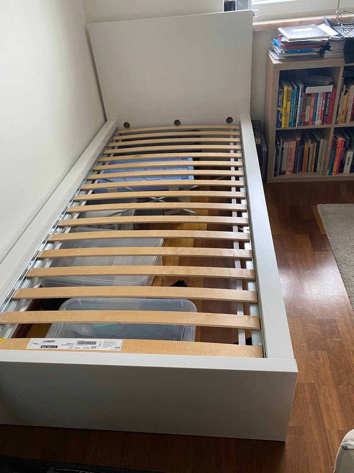 Cama individual Estrutura Malm 90x200