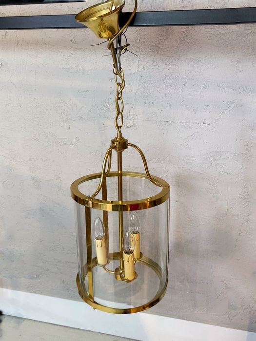 Francuska Lampa Latarnia w stylu Hollyeood Regency