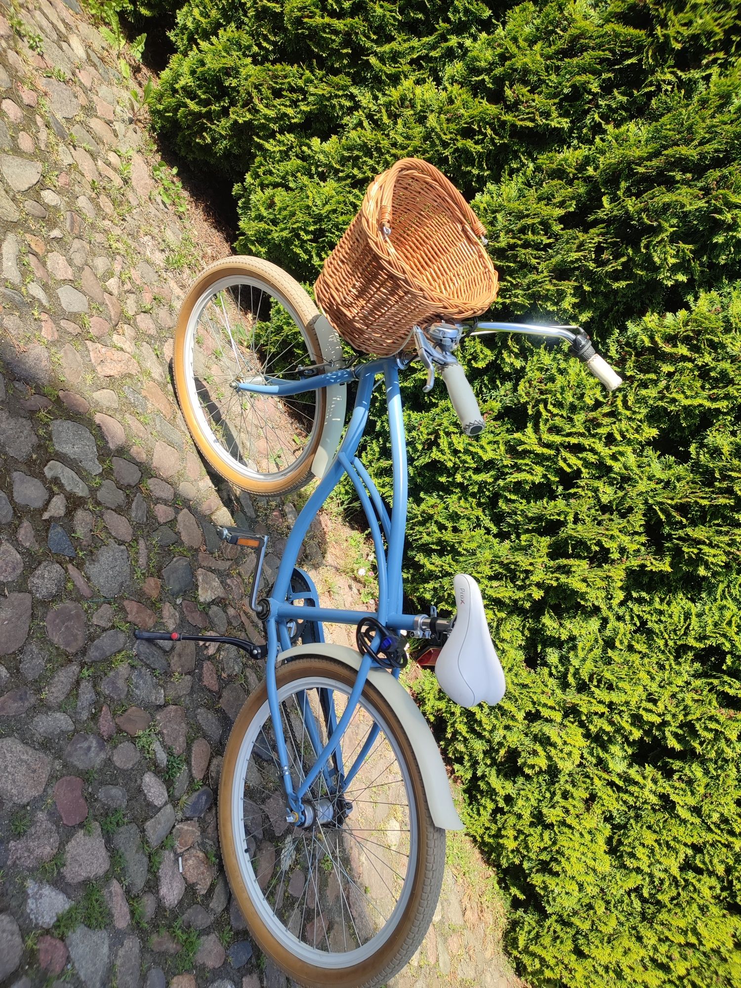 Rower miejski błękitny
