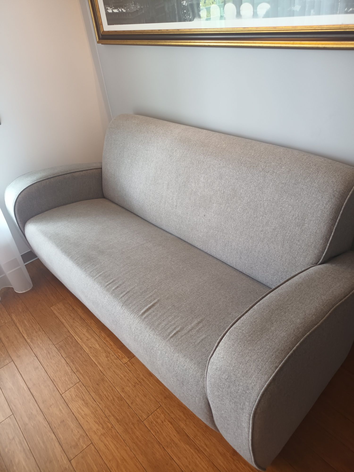 Sofa, szara, jodelka, 180cm