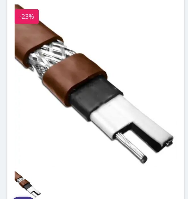 Саморегулирующийся кабель для канализации