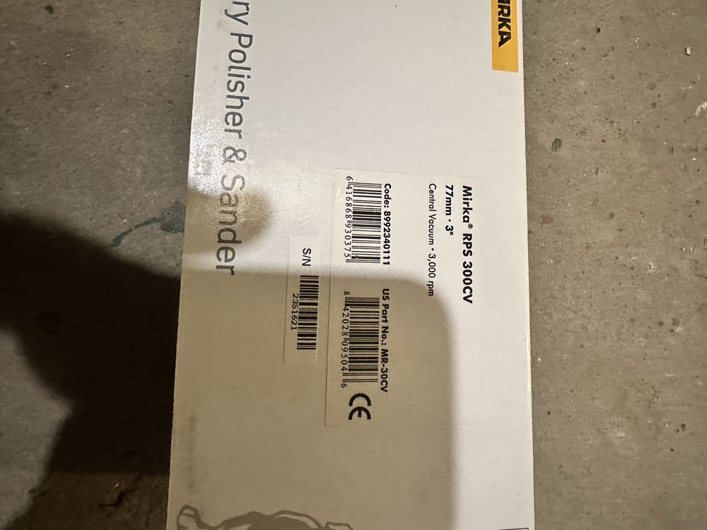 Mirka pneumatyczna szlifierko-polerka RPS 300CV