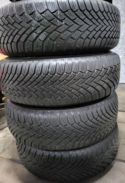 Opony zimowe Continental z felgami 5x112 R15 195/65