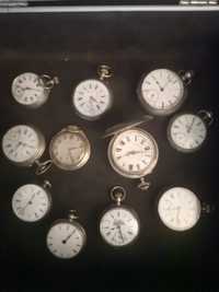 Relógios de bolso em prata antigos
